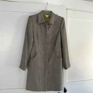 Black & white car coat.